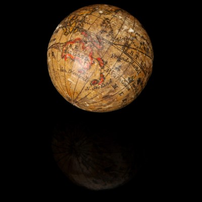 Lot 186 - A Miniature Dutch Terrestrial Globe