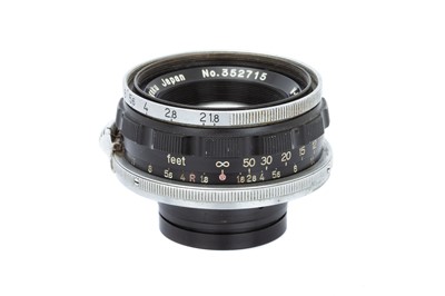 Lot 160 - A Nikon W-Nikkor.C f/1.8 35mm Lens