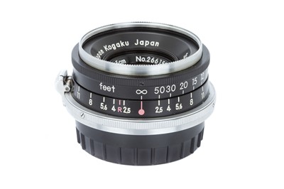 Lot 162 - A Nikon W-Nikkor f/2.5 35mm Lens