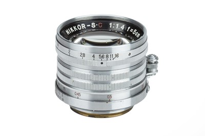 Lot 167 - A Nikon Nikkor-S.C f/1.4 50mm Lens
