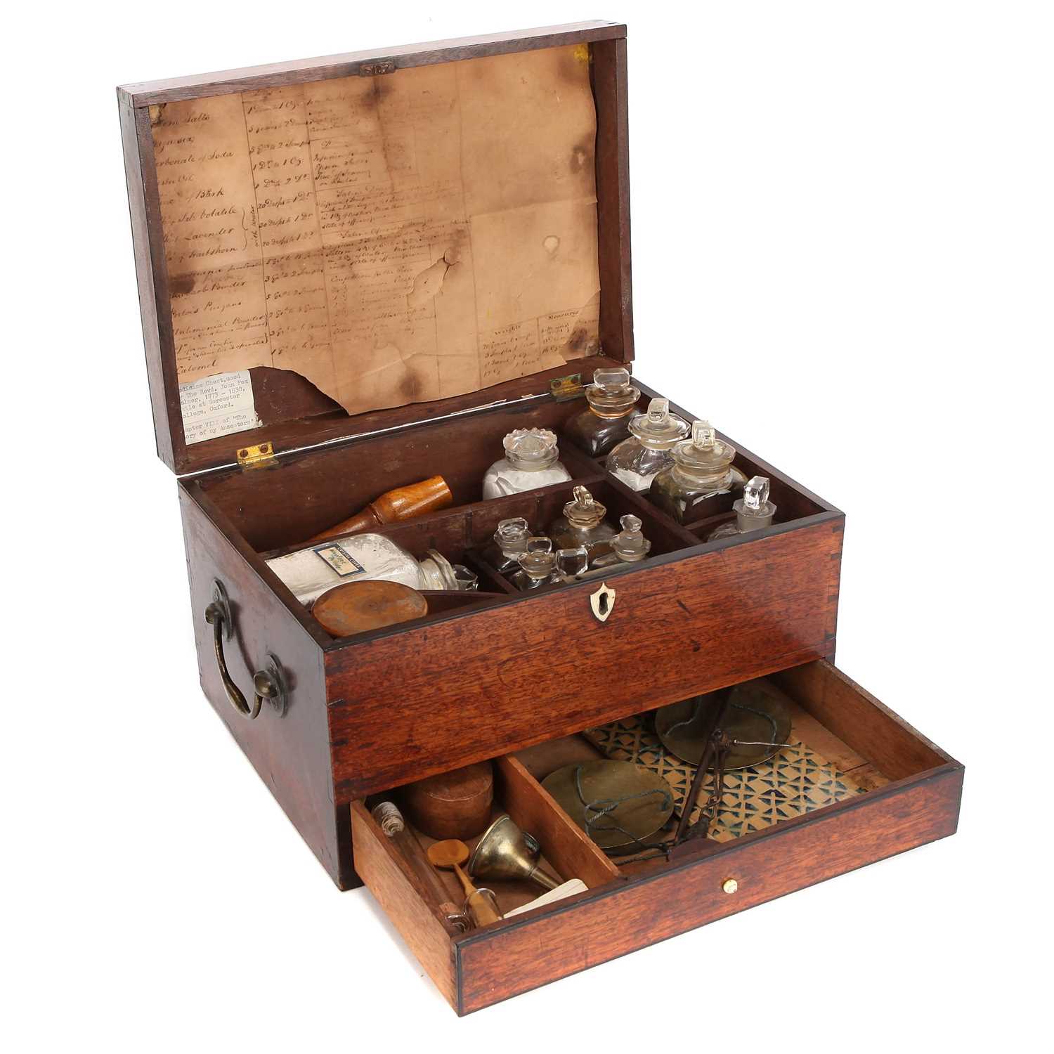 Lot 37 - An Early 19th Century Rosewood Domestic Medicine Chest
