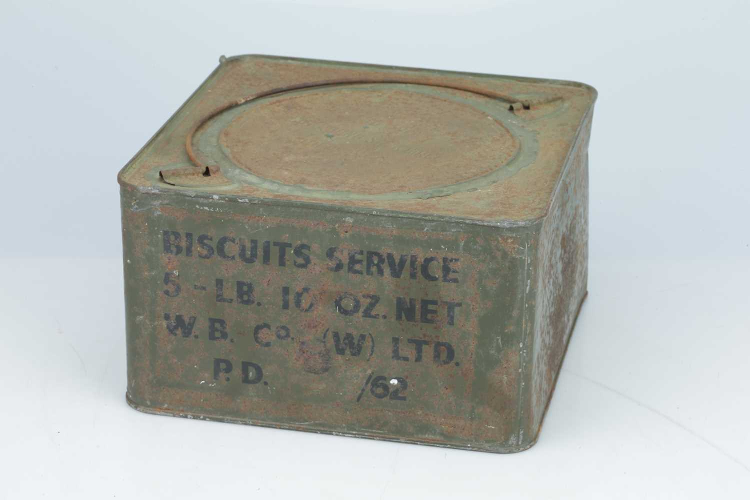 Lot 445 - A W. B. Co. Biscuits: Service Sealed Biscuit Tin